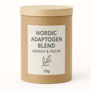 Nordic Adaptogen Blend – Energy & Focus (70g)