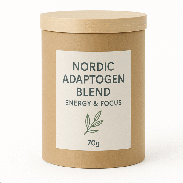 Nordic Adaptogen Blend – Energy & Focus (70g)